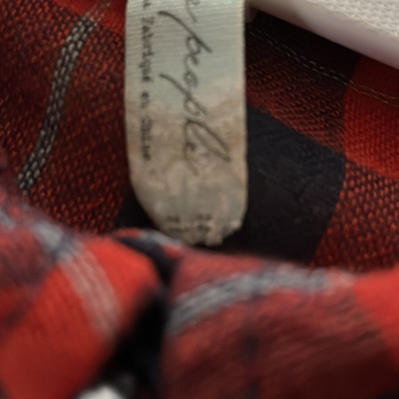 Free People Flannel Like Top - Picture 6 of 6